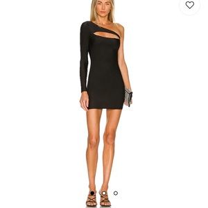 Erika Cut Out Dress in Black. From REVOLVE